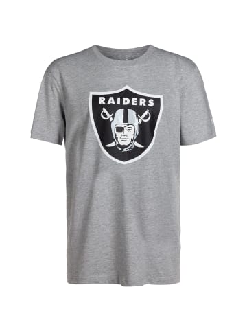 FANATICS T-Shirt NFL Crew Las Vegas Raiders in grau / schwarz