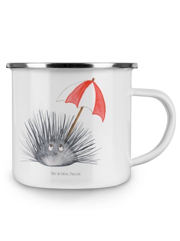 Mr. & Mrs. Panda Teetasse Seeigel ohne Spruch in Weiß