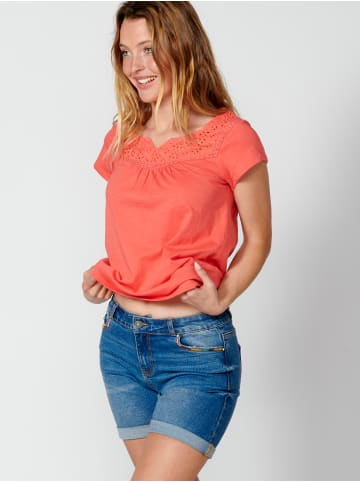 KOROSHI KURZÄRMELIGES OBERTEIL in rosa