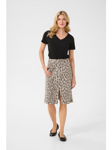 Cream Shorts CRLeona in Leopard Mix