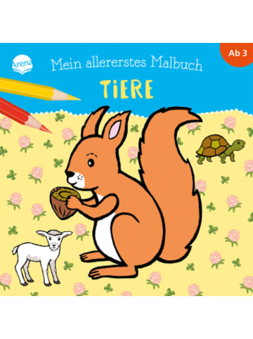 Arena Papeterie/PBS - Mein allererstes Malbuch. Tiere