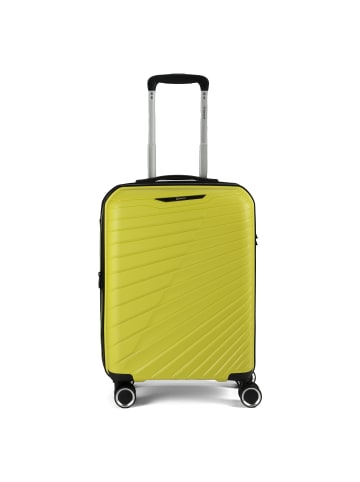 benzi 5808 4 Rollen Kabinentrolley 55 cm mit Dehnfalte grün