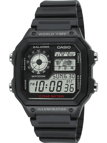 Casio Uhr in Schwarz