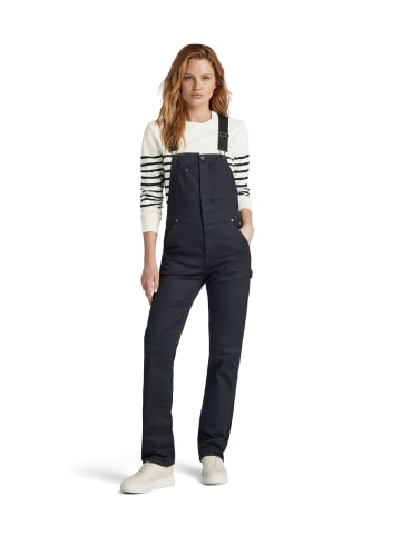 G-Star Raw Slim Latzhose dk black