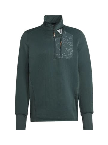adidas Sweatshirt X-CITY 1/4 ZIP in Grün