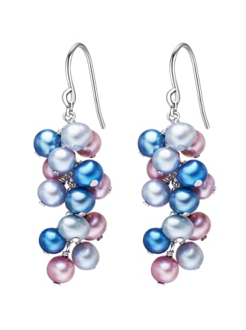 Valero Pearls Perlen-Ohrhänger aus Sterling Silber mit Süßwasser-Zuchtperle in multicolor