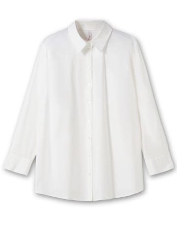 sheego Hemdbluse in weiß