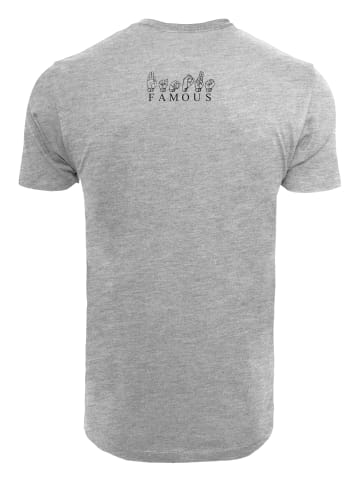 Mister Tee Mister Tee Herren FMS Sign Tee in heather grey