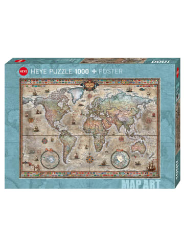 HEYE Puzzle Retro World in Bunt