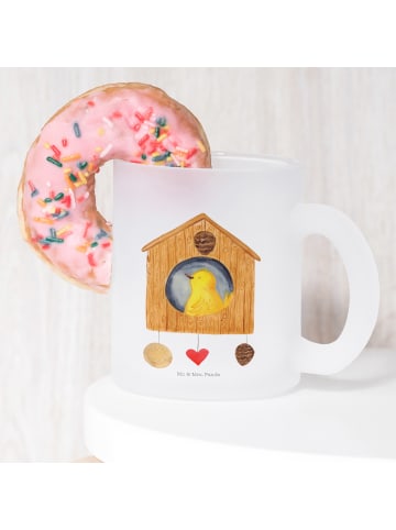 Mr. & Mrs. Panda Teetasse Vogelhaus Home ohne Spruch in Transparent