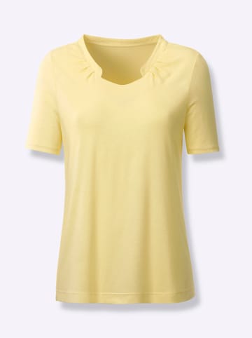 WITT WEIDEN Kurzarmshirt in zitrone