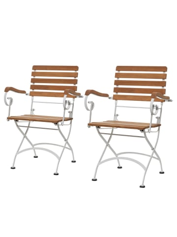 Butlers Gartenstuhl PARKLIFE 2er-Set in Braun