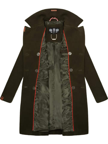 Marikoo Wollmantel Nanakoo in Dark Green