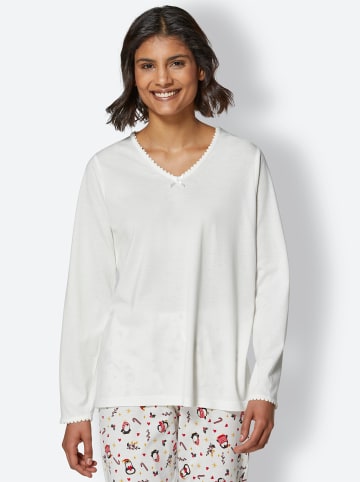 WITT WEIDEN Schlafanzug-Shirt in ecru