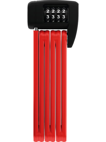 ABUS Faltschloss BORDO™ Lite 6055 Combo in rot
