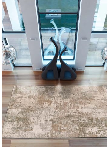 Atticgo Kurzflor-Teppich ONA in beige / grün