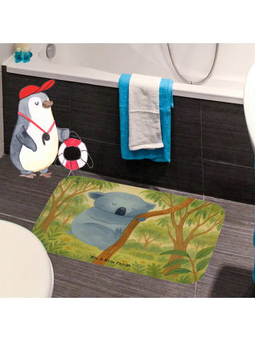 Mr. & Mrs. Panda Badematte Koalabär Design ohne Spruch in Weiß