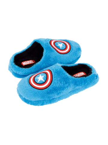 Avengers Hausschuhe Avengers Captain America in Blau