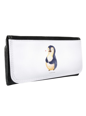 Brieftasche Pinguin Diät ohne Spruch in Weiß