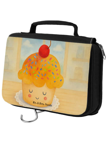 Mr. & Mrs. Panda kulturtäschchen Cupcake Design ohne Spruch in Weiß