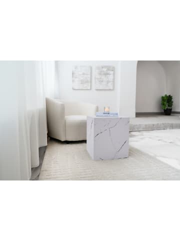 Kayoom Beistelltisch Cuboid in weiß