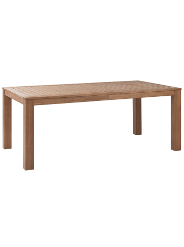 Beliani Esstisch MONSANO in Braun - (W) 105 x (H) 76 x (L) 190 cm