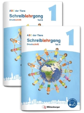 Mildenberger Buch - ABC der Tiere 1 Neubearbeitung - Schreiblehrgang Druckschrift, Teil A un