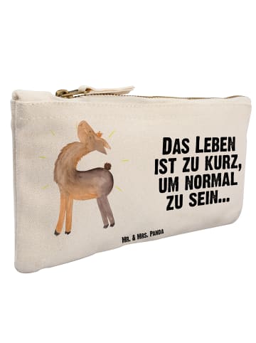 Mr. & Mrs. Panda Mäppchen Lama Stolz mit Spruch in Weiß