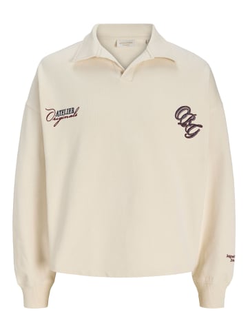 Jack & Jones Sweatshirt in Antique White