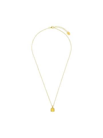 s.Oliver Halskette mit Anhänger in Gold – (L)45cm