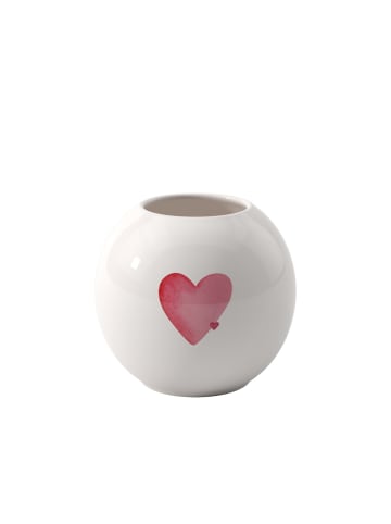 like. by Villeroy & Boch Vase With Love 11,5 cm weiß in weiß