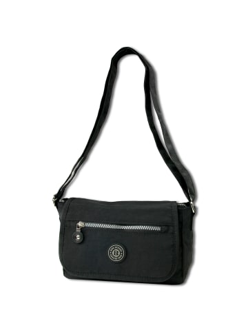 Bag Street Umhängetasche Nylon schwarz ca. 22cm