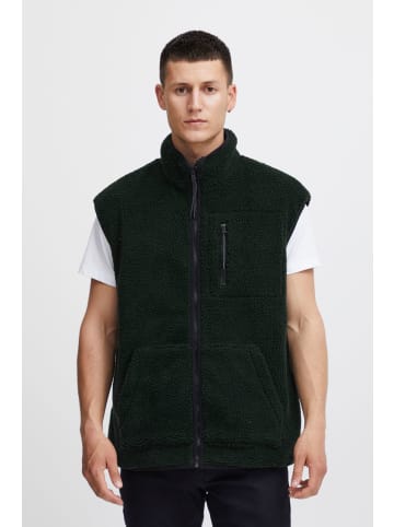 BLEND Fleeceweste BHWaistcoat - 20715799  Teddy-Fleeceweste mit Stehkragen in Grün