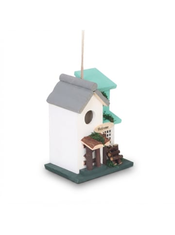 Deko Vogelhaus in Bunt – (B)18 x (H)23 x (T)13 cm