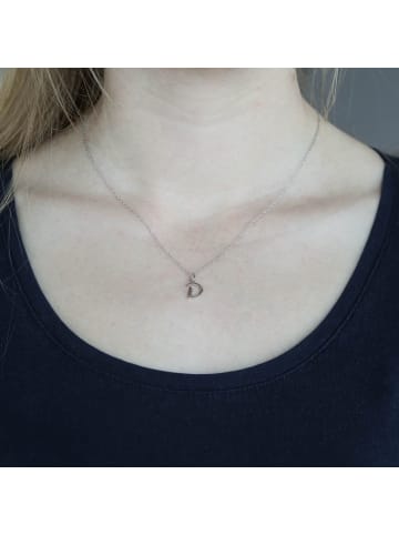 Lucardi 925 Silber Anhänger  Buchstabe