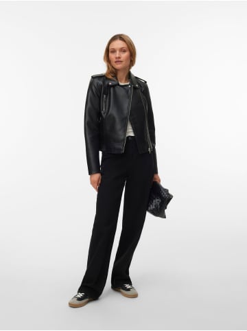 Vero Moda Lederjacke in Black