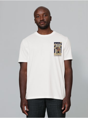 wat? Apparel T-Shirt Tarot The Emperor in Off White