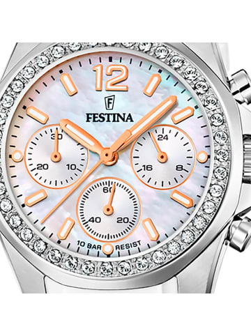 Festina Analog-Armbanduhr Festina Boyfriend weiß mittel (ca. 38mm)