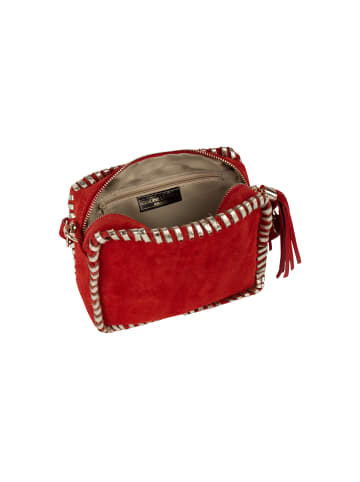 IZIA Crossbody Bag Aus Leder in Rot