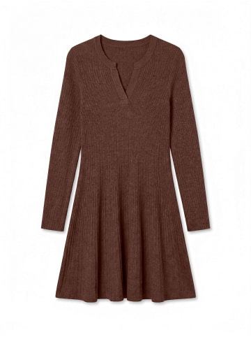 Vero Moda Strickkleid in Chestnut