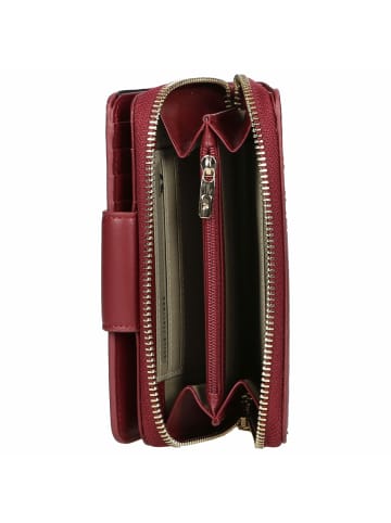 Roncato Firenze 2.0 - Damengeldbörse 18cc 15 cm RFID (nero) in bordeaux