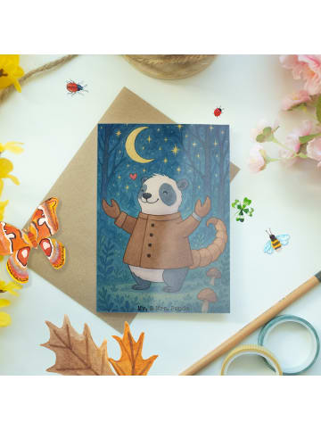 Mr. & Mrs. Panda Klappkarte Skorpion Astrologie Design ohne Spruch in Weiß