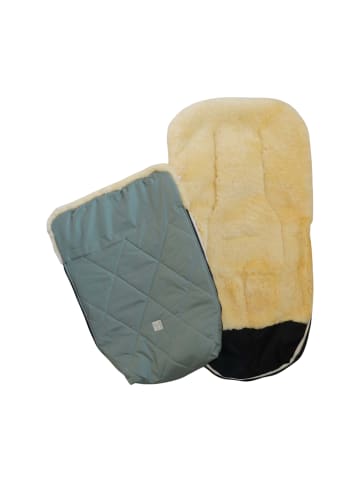 Kaiser Naturfellprodukte Lammfell - Kinderwagen Fußsack Coosy salbei green