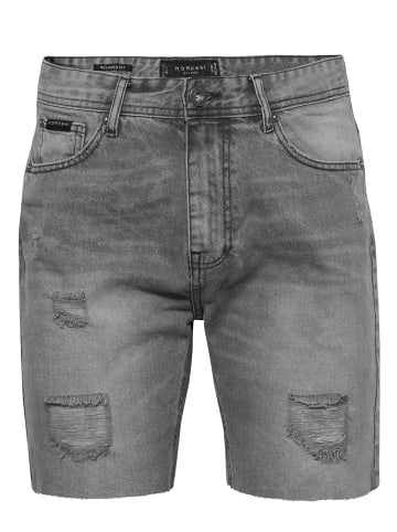 KOROSHI Bermuda Denim Comfort Fit in grau