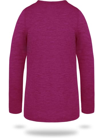 Normani Outdoor Sports Kinder Merino Langarm Broome in Fuchsia