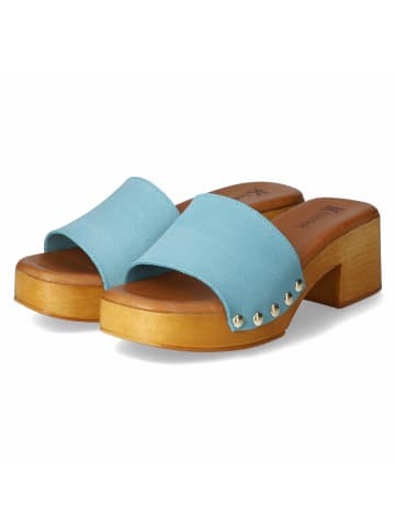 Kaerlek Kaerlek Damen Clogs Pantoletten Blau  in Blau