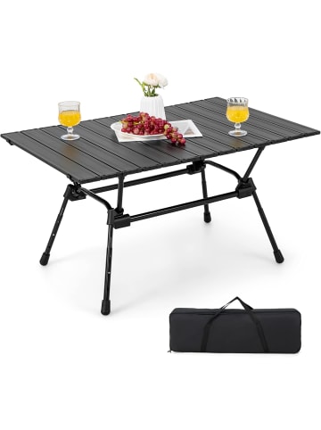 COSTWAY Campingtisch faltbar in Schwarz