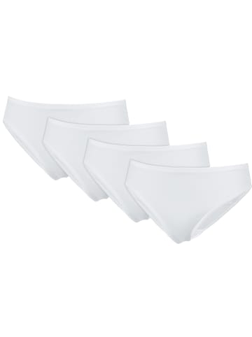 SPEIDEL Baumwolle, Feinripp Slip 4er-Pack in weiß