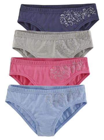 Petite Fleur Kids Slip in blau-meliert, pink, marine, grau-meliert