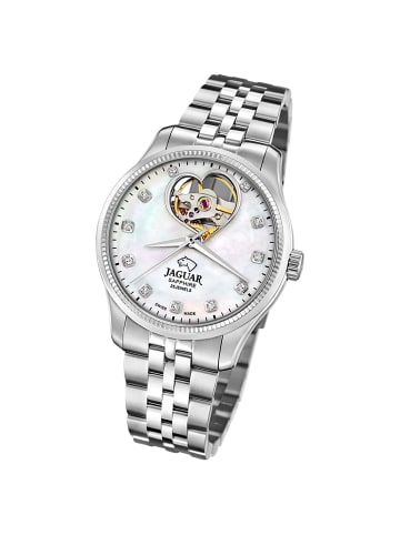 Jaguar Analog-Armbanduhr Jaguar Coeur silber mittel (ca. 34mm)